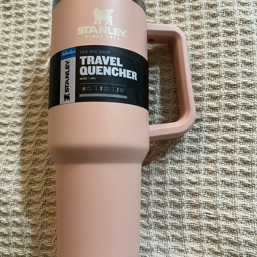 Brand New Stanley Matte Pink Travel Mug, 40 oz.